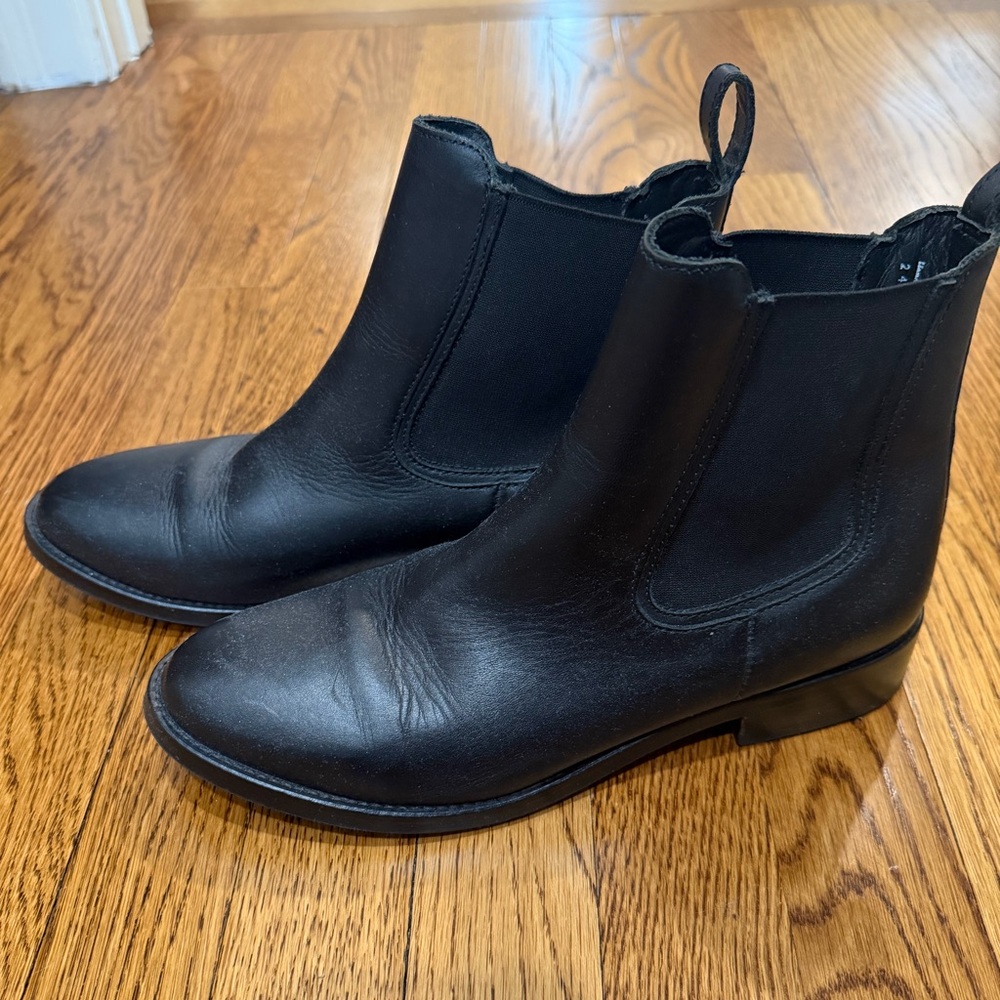 Thursday Boot Company Black Leather Duchess Boots NWOT - Picture 4 of 8